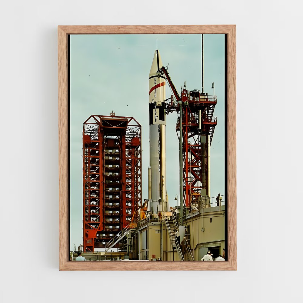 Poster La Préparation de Saturne – affiche Espace rétro (vue 4)